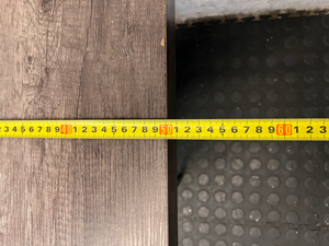 Industrial Style Side Table with Hairpin Legs - Damage to Leg - 2ndhandwarehouse.com