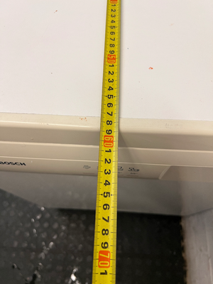White Bosch Freestanding Dishwasher — Working Order with Damaged Rope - 2ndhandwarehouse.com