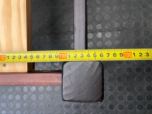 Black Wooden Single Bed Frame — Good Condition with Included Mattress