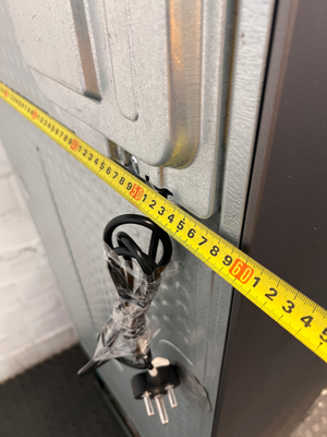 Samsung Grey Bottom-Mount Fridge with Water Dispenser — Good Working Order