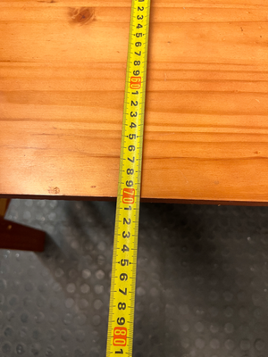 Upcycled Wooden Standing Desk — Used Condition with Visible Wear