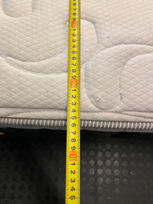 Sealy King Mattress and Split Base Set — Fair Condition