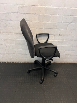 Mid-Back Office Chair - Left Arm Missing - 2ndhandwarehouse.com