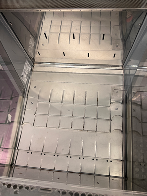 Red Bull Branded Silver Floor Standing Display Fridge — Functional with Audible Noise During O - 2ndhandwarehouse.com
