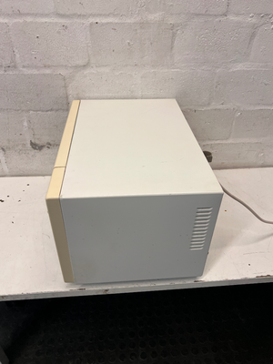 White Morphy Richards Countertop Microwave — Used; Fair Condition