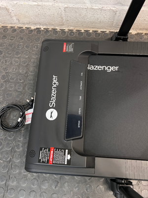 Slazenger Black Walking Pad Treadmill with Handrail — Good Working Order