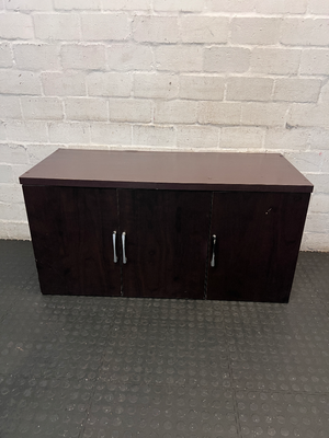 Decorfurn Dark Brown Storage Cabinet - Loose Backboard - 2ndhandwarehouse.com