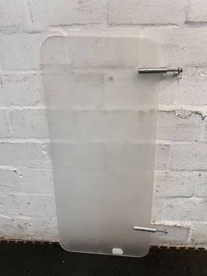 Frosted Acrylic Desk Privacy Divider - Fair Condition with Surface Marks - 2ndhandwarehouse.com