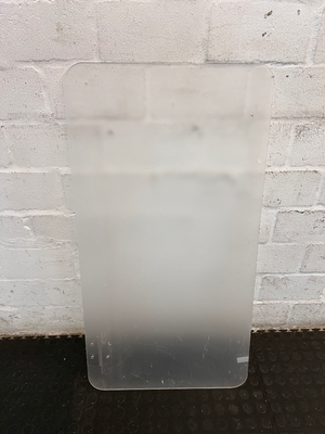 Frosted Acrylic Desk Privacy Divider (85cm x 38cm) — Surface Scratches - 2ndhandwarehouse.com