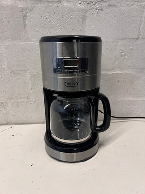 Defy Stainless Steel Digital Filter Coffee Machine — Good Working Order with General Wear