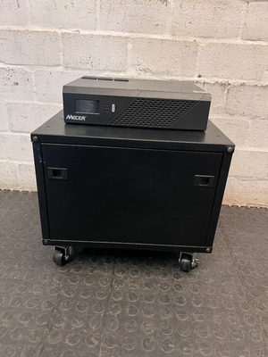 Mecer Inverter with Mobile Battery Cabinet — Good Working Order