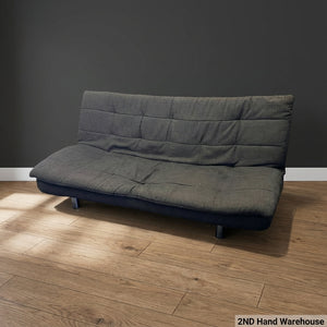 Sleeper couch -Versatile Grey Futon Sofa Bed - Some visible damages