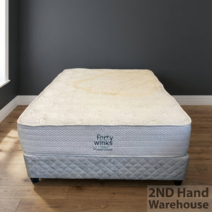 Forty Winks Powersleep Mattress & Base Set - Fair used