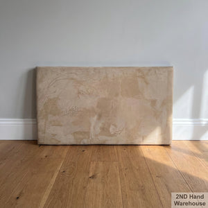 Versatile Cream Upholstered Double Headboard Panel