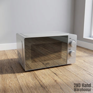 Compact Silver Microwave Oven - Quick Meals Made Easy! ✨