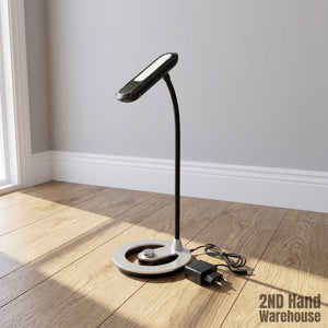 Sleek Modern Flexible LED Desk Lamp with Power Adapter - 2ndhandwarehouse.com