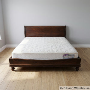 Classic Wooden Bed Frame & Posturepedic Mattress Set ✨