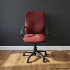 Comfortable Red Swivel Office Chair