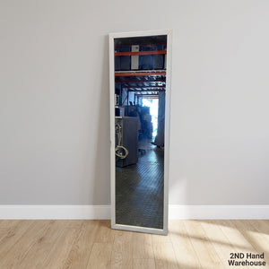Sleek White Full-Length Mirror ✨ - 2ndhandwarehouse.com