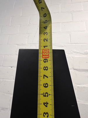 Dark Wood Ladder Bookshelf - Missing One Fixing Bolt - 2ndhandwarehouse.com