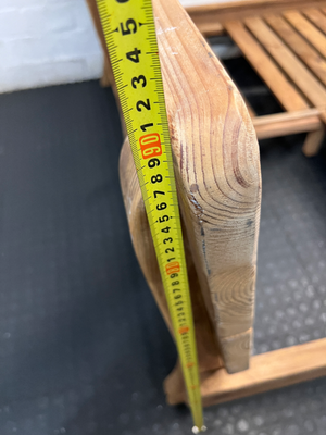 Rustic Reclaimed Pine Queen Bedframe - 2ndhandwarehouse.com