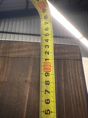 Dark Stained Pine 3/4 Bunk Bed with Storage Steps — Requires Disassembly and Assembly - 2ndhandwarehouse.com