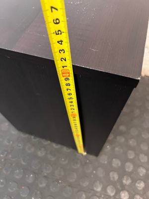Dark Brown Minimalist Open Shelf Side Table — Well Used Fair C - 2ndhandwarehouse.com