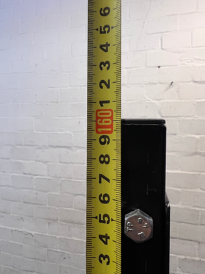 Double Tier Mobile Black Metal Clothing Rail — Well Used C - 2ndhandwarehouse.com