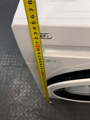 Defy White Front Loader Washing Machine — Good Working Order with Minor Scuffs