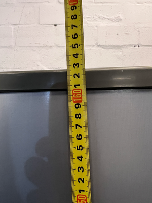 Defy Silver Fridge Freezer — Not Cooling and Exterior Damage - 2ndhandwarehouse.com