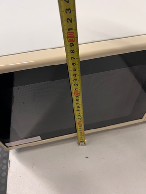 White Morphy Richards Countertop Microwave — Used; Fair Condition