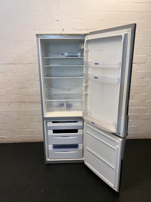 Sleek Silver Whirlpool Double Door Fridge/Freezer - 2ndhandwarehouse.com