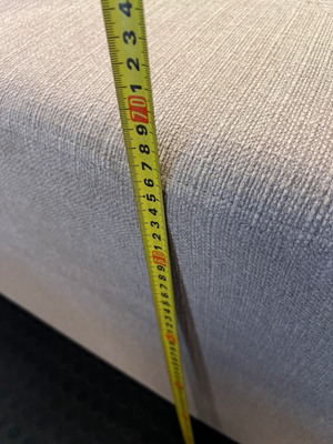 Sofaworx Light Beige Fabric U-Shape Lounge Suite with Ottoman - 2ndhandwarehouse.com