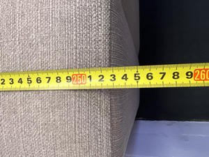 Sofaworx Light Beige Fabric U-Shape Lounge Suite with Ottoman - 2ndhandwarehouse.com