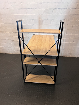 Ladder Desk with 3 Shelves - Used, Fair Condition - 2ndhandwarehouse.com