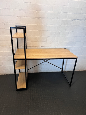 Ladder Desk with 3 Shelves - Used, Fair Condition - 2ndhandwarehouse.com