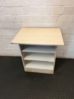 Light Oak-Look Storage Unit - Visible Edge Wear - 2ndhandwarehouse.com