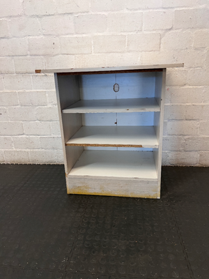 Light Oak-Look Storage Unit - Visible Edge Wear - 2ndhandwarehouse.com