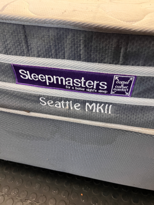 Sleepmasters Seattle MKII Three Quarter Bed Set - Small Tear on Side - 2ndhandwarehouse.com