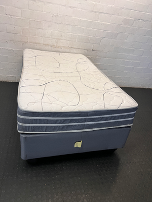 Sleepmasters Seattle MKII Three Quarter Bed Set - Small Tear on Side - 2ndhandwarehouse.com