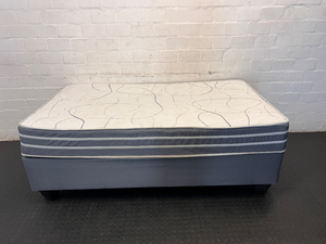 Sleepmasters Seattle MKII Three Quarter Bed Set - Small Tear on Side - 2ndhandwarehouse.com