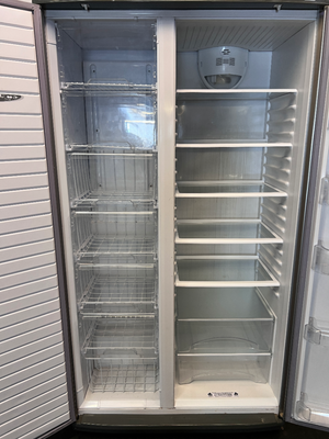 Silver Defy Double Door Fridge - Failed Testing / Needs Review - 2ndhandwarehouse.com