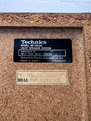 Technics Component Sound System with Four Speakers — Clean and Tested - 2ndhandwarehouse.com