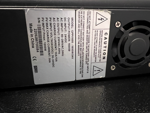 Gentech Hy-Brid Solar Inverter — Good Working Order - 2ndhandwarehouse.com