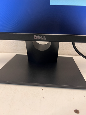 Black Dell Computer Monitor on Pedestal Stand — Good Working O - 2ndhandwarehouse.com