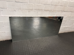Large Frameless Rectangular Wall Mirror - Fair Condition - 2ndhandwarehouse.com