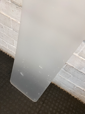 Frosted Acrylic Desk Privacy Divider - Used Fair Condition - 2ndhandwarehouse.com