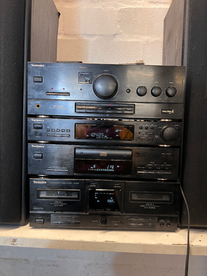Technics Component Sound System with Four Speakers — Clean and Tested - 2ndhandwarehouse.com
