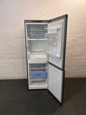 Samsung Grey Bottom-Mount Fridge with Water Dispenser — Good Working Order