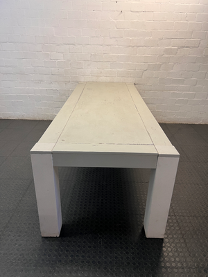 Coricraft White Wooden Dining Table — Good Used Condition